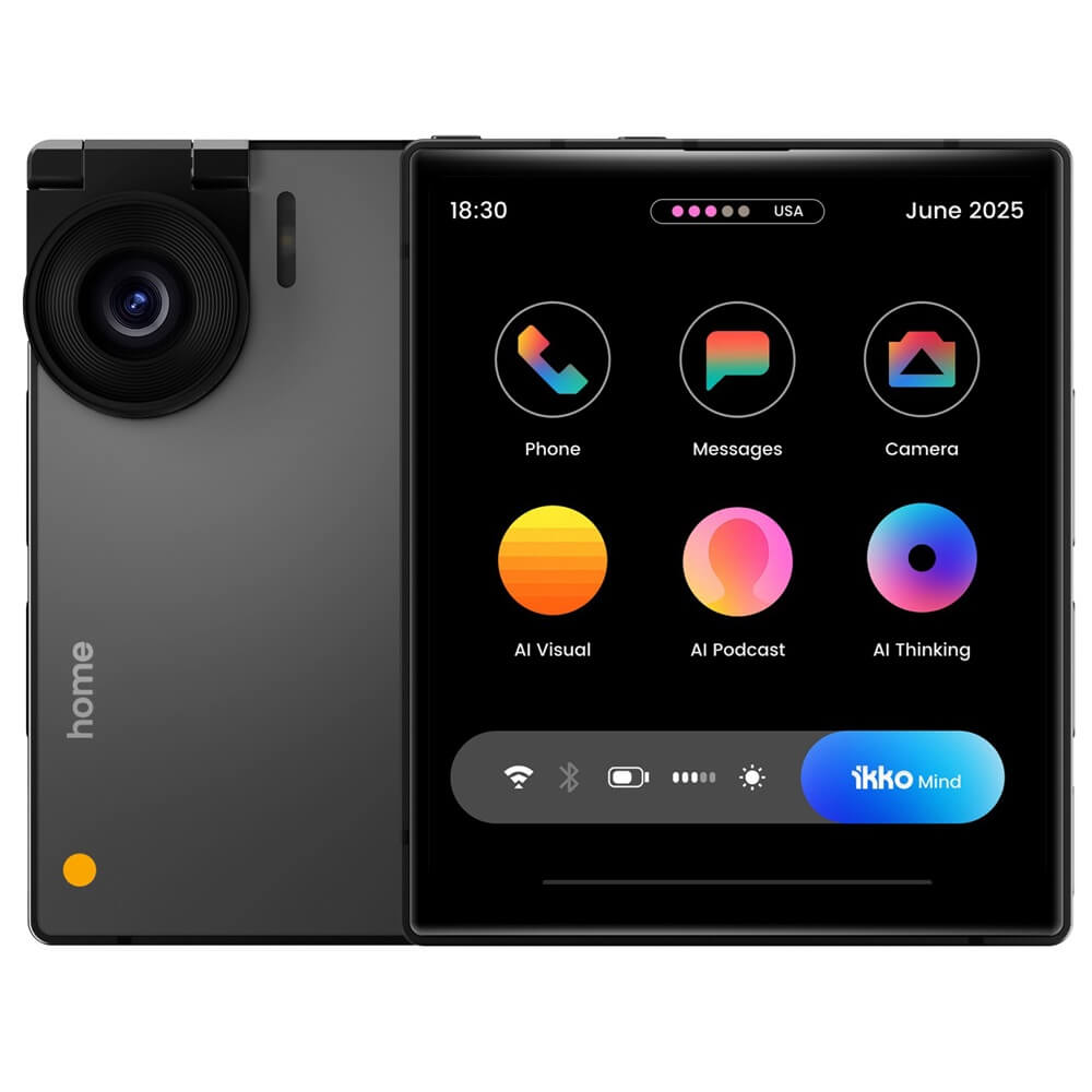 მობილური ტელეფონი IKKO MindOne Pro, 8GB, 256GB, Nano-SIM + vSIM, LTE, NFC, Jet Black
