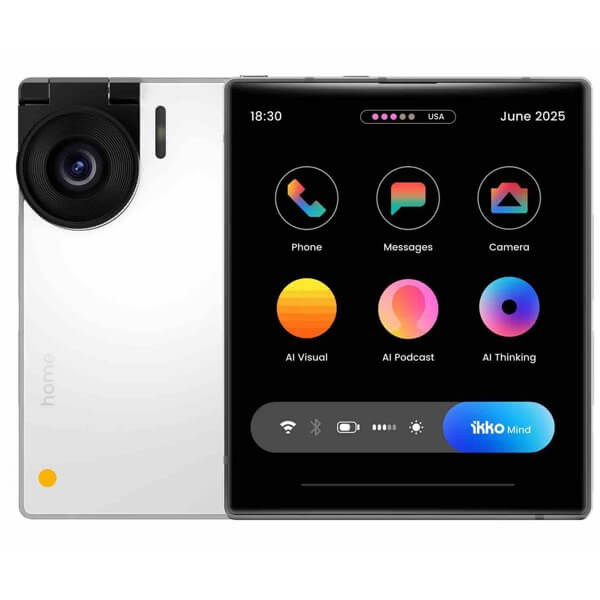 მობილური ტელეფონი IKKO MindOne Pro, 8GB, 256GB, Nano-SIM + vSIM, LTE, NFC, Pearl White