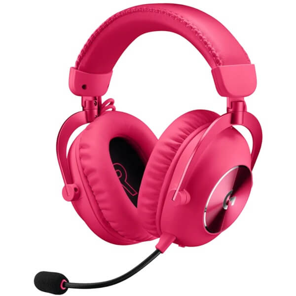 ყურსასმენი Logitech L981-001275 G PRO X 2 LIGHTSPEED, Headset, Wireless, Bluetooth, USB, Pink