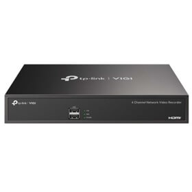 Network Video Recorder TP-Link VIGI NVR1004H, 4-ch, Black