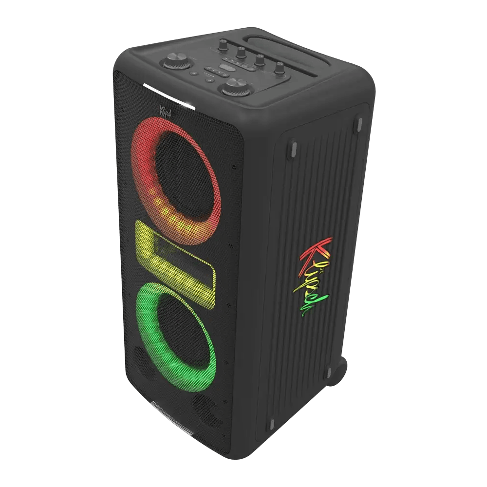 Speaker Klipsch 1073423 New York Partybox, 150W, Bluetooth, 3.5mm, 6.3mm, USB, Black