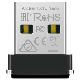 AX300 Nano Wi-Fi 6 Wireless USB Adapter Tp-Link Archer TX1U Nano, Black