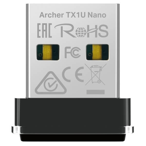 AX300 Nano WiFi 6 Wireless USB Adapter Tp-Link Archer TX1U Nano, Black