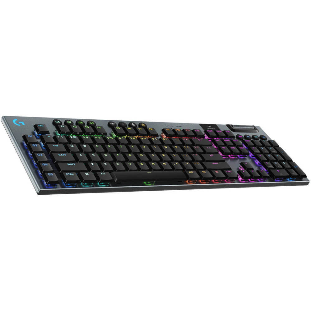 კლავიატურა Logitech L920-012676 G915 X LIGHTSPEED, Wireless, Bluetooth, USB, RGB, Gaming Mechanical Keyboard, Black