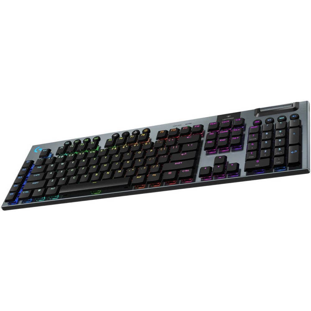 კლავიატურა Logitech L920-012676 G915 X LIGHTSPEED, Wireless, Bluetooth, USB, RGB, Gaming Mechanical Keyboard, Black