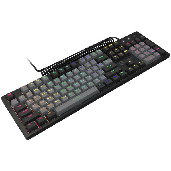 კლავიატურა Lorgar LRG-GK514B-RU Azar 514, Wired, USB, RGB, Gaming Mechanical Keyboard, Black