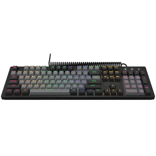 კლავიატურა Lorgar LRG-GK514B-RU Azar 514, Wired, USB, RGB, Gaming Mechanical Keyboard, Black
