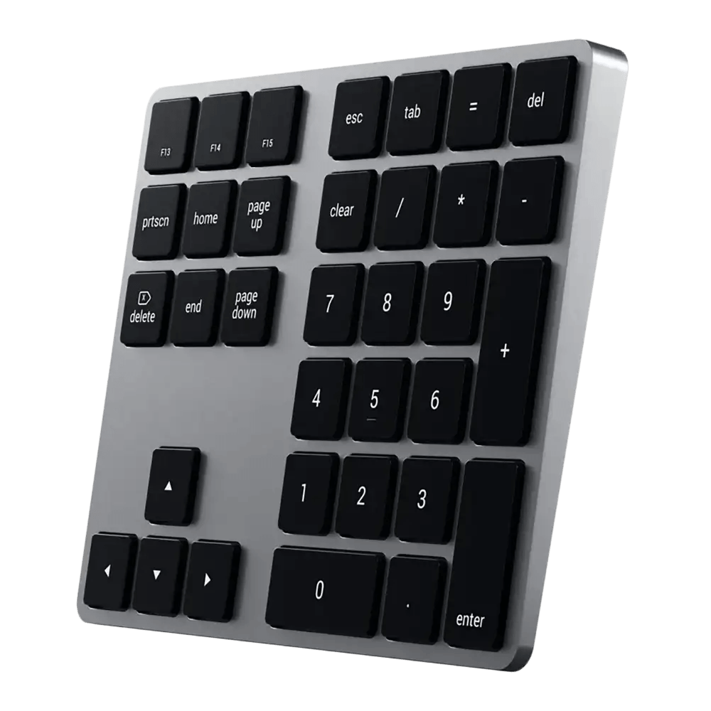 კლავიატურა Satechi ST-XLABKM, Wireless, Bluetooth, Type-c, Extended Keypad, Space Gray