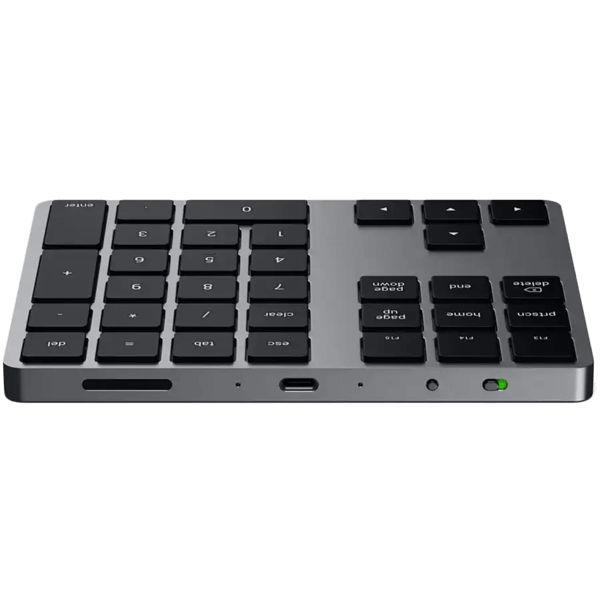 კლავიატურა Satechi ST-XLABKM, Wireless, Bluetooth, Type-c, Extended Keypad, Space Gray