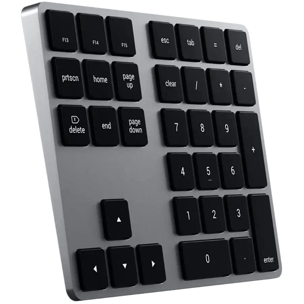 კლავიატურა Satechi ST-XLABKM, Wireless, Bluetooth, Type-c, Extended Keypad, Space Gray