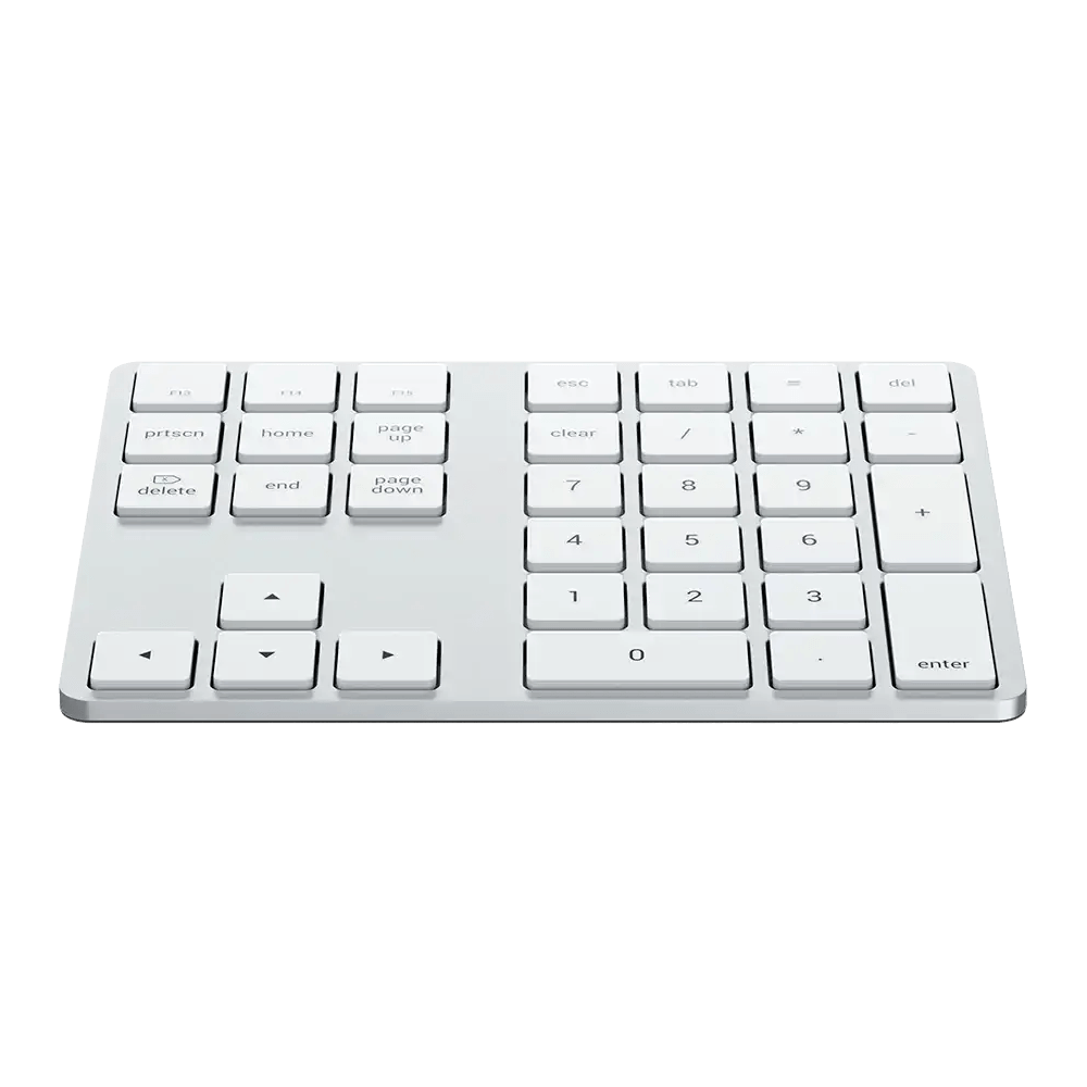 კლავიატურა Satechi ST-XLABKS, Wireless, Bluetooth, Type-c, Extended Keypad, Silver