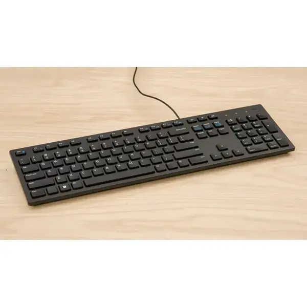Keyboard Dell KB216-BK-RUS, Wired, USB, Black
