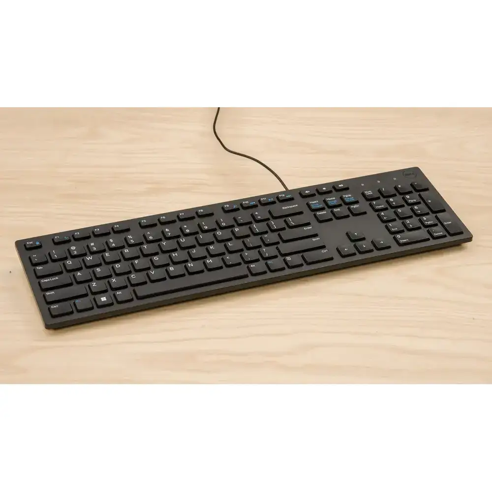 კლავიატურა Dell KB216-BK-RUS, Wired, USB, Keyboard, Black