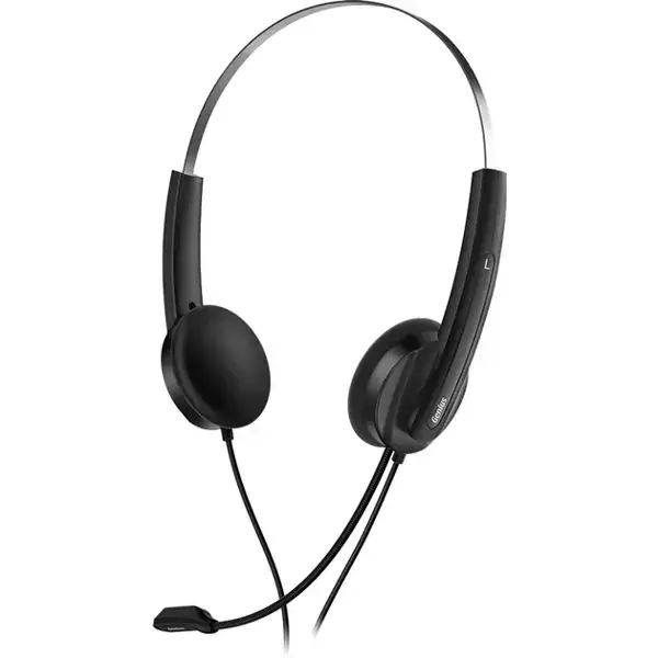 Headset Genius HS-220U, Wired, Type-C, Black