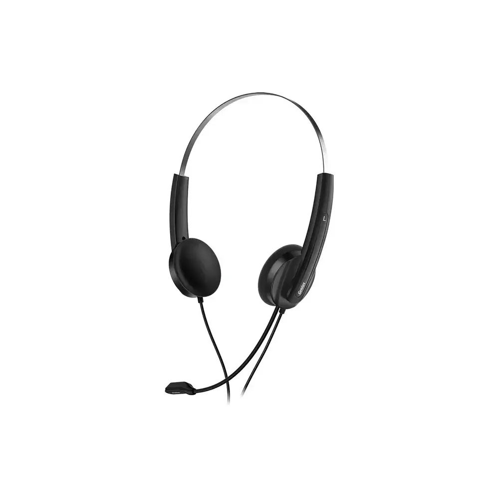 Headset Genius HS-220U, Wired, Type-C, Black
