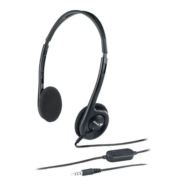 Headset Genius HS-200C, Wired, 3.5mm, Black
