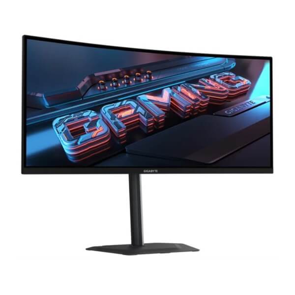 Curved Monitor Gigabyte G34WQC2, 34", WQHD, VA, HDMI, DP, Black