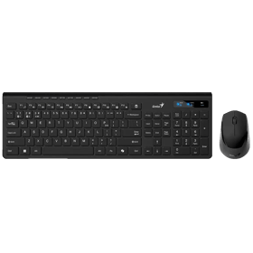 Keyboard And Mouse Genius SlimStar 8230, Wireless, USB, Bluetooth, Black