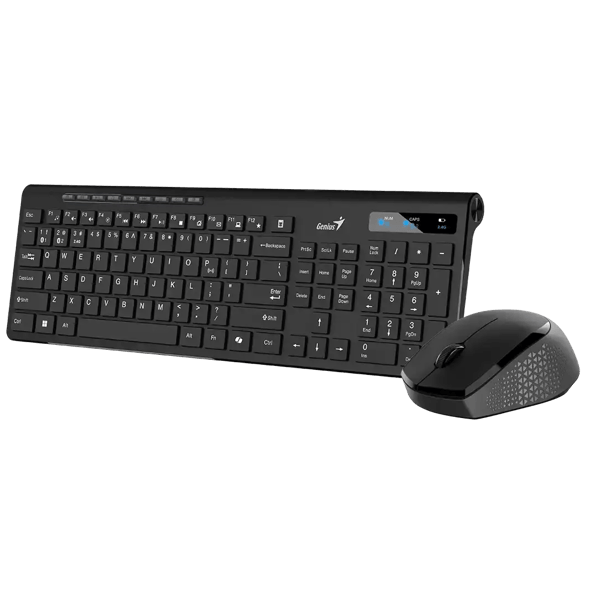 Keyboard And Mouse Genius SlimStar 8230, Wireless, USB, Bluetooth, Black