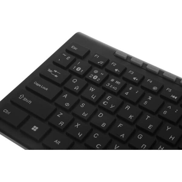 Keyboard And Mouse Genius SlimStar 8230, Wireless, USB, Bluetooth, Black