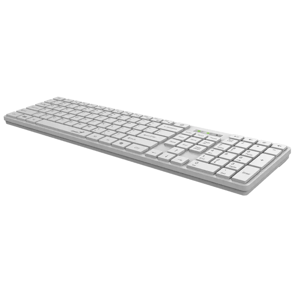 Keyboard Genius SlimStar 126, Wired, USB, White
