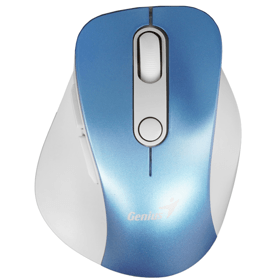 Mouse Genius Ergo 9000S Pro, Wireless, USB, Light Blue
