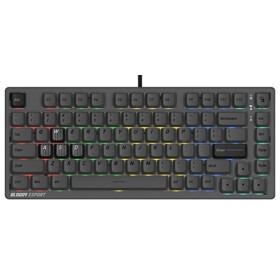 Mechanical Gaming Keyboard A4Tech Bloody MS76, Wired, RGB, USB, Grey