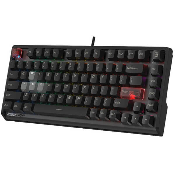 Mechanical Gaming Keyboard A4Tech Bloody LK70, Wired, USB, Black