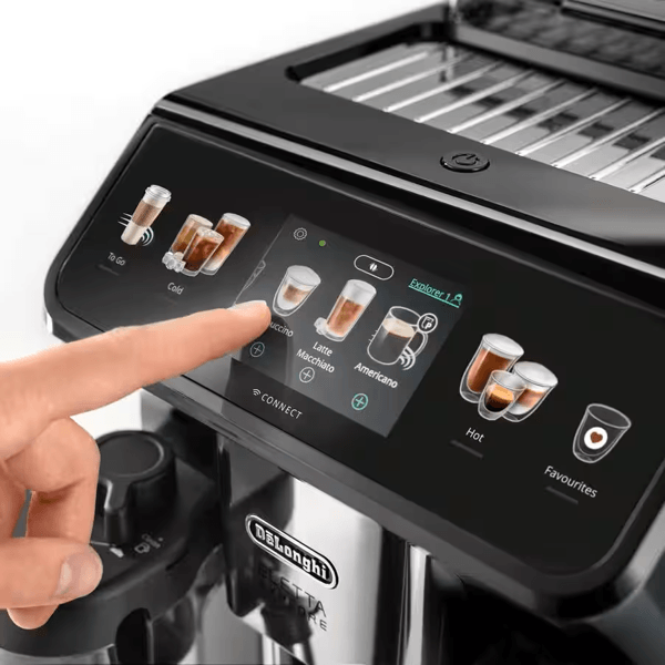 ყავის აპარატი DeLonghi ECAM450.65.G Eletta Explore, 1450W, 1.8L, Coffee Machine, Grey