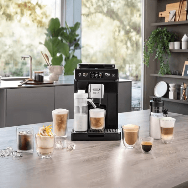 ყავის აპარატი DeLonghi ECAM450.65.G Eletta Explore, 1450W, 1.8L, Coffee Machine, Grey