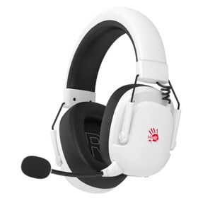 Headset A4tech Bloody GR585, Wireless, Bluetooth, USB, White