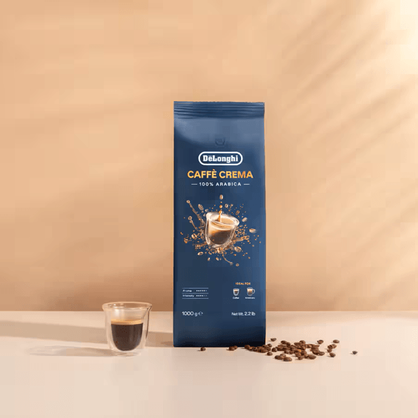 ყავის მარცვლები DeLonghi DLSC618 Caffè Crema, 1Kg, Coffee Beans