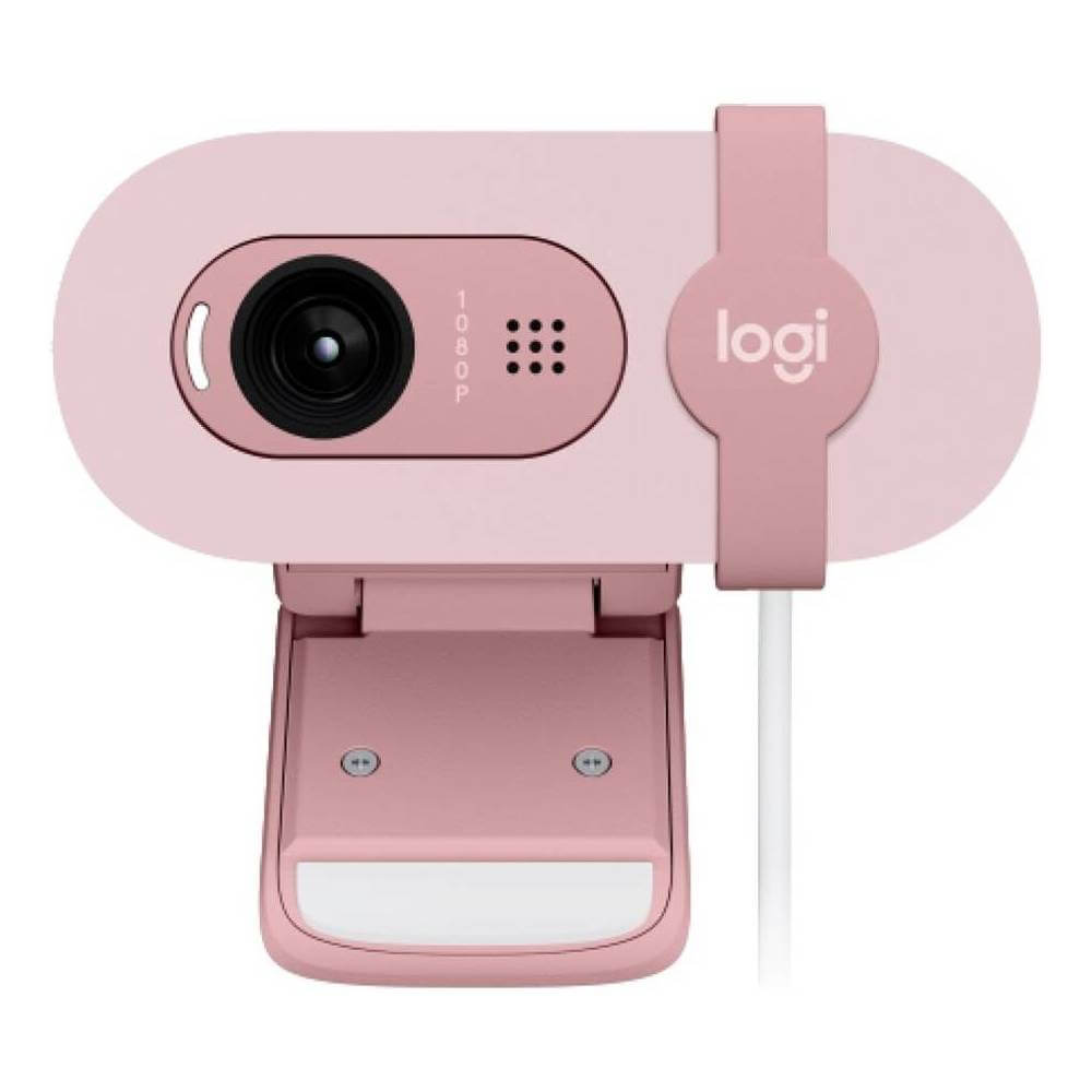 ვებკამერა Logitech L960-001623 BRIO 100, FHD, Built-in Microphone, Webcam, Rose