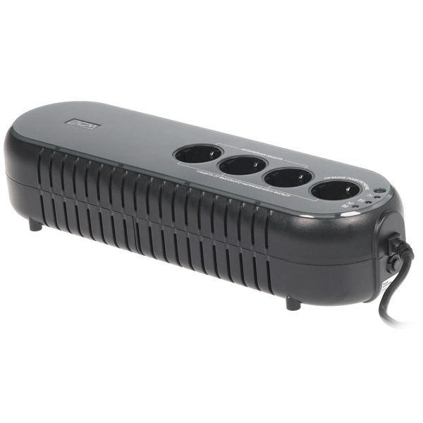 UPS Powercom WOW-850S, Offline, 850VA/425W, 4×Schuko, USB, RJ11/RJ45, Black