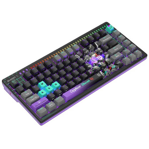 Gaming Mechanical Keyboar A4tech Bloody AT75, Wired, USB, Cypher Ghost