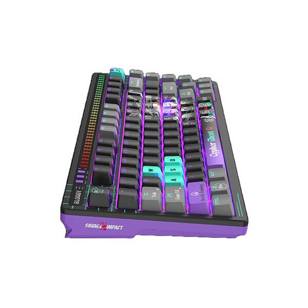 Gaming Mechanical Keyboar A4tech Bloody AT75, Wired, USB, Cypher Ghost