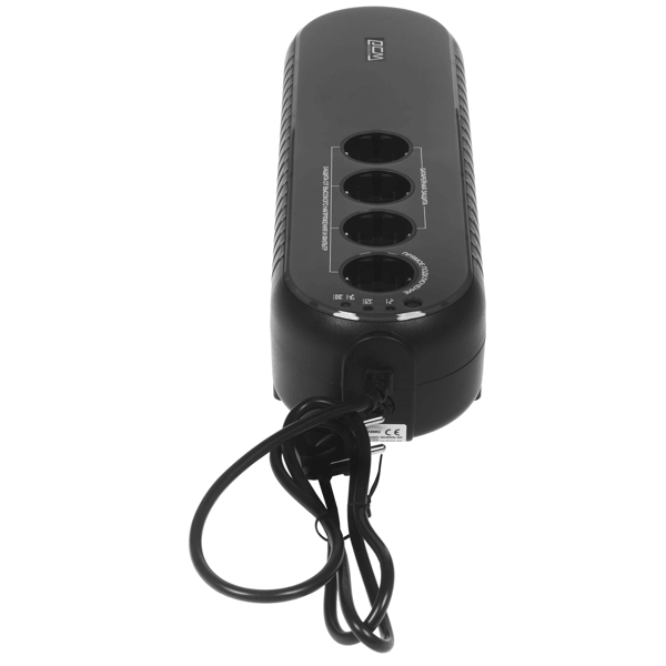 UPS Powercom WOW-1000U, Offline, 1000VA/500W, 4×Schuko, USB, RJ11/RJ45, Black