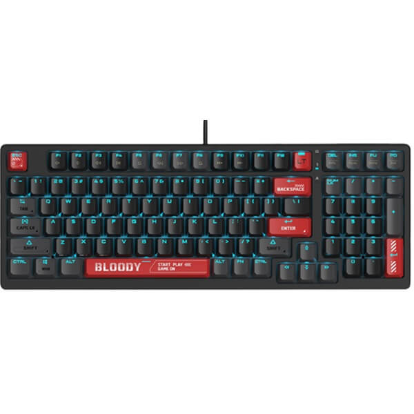 Gaming Keyboard A4tech Bloody AT98, Wired, USB, Bloody Red