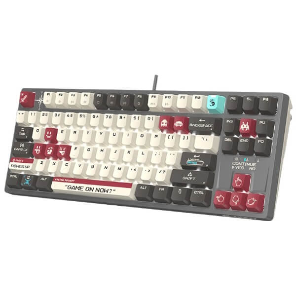 Gaming Mechanical Keyboard A4tech Bloody S87, Wired, USB, Pixels Red