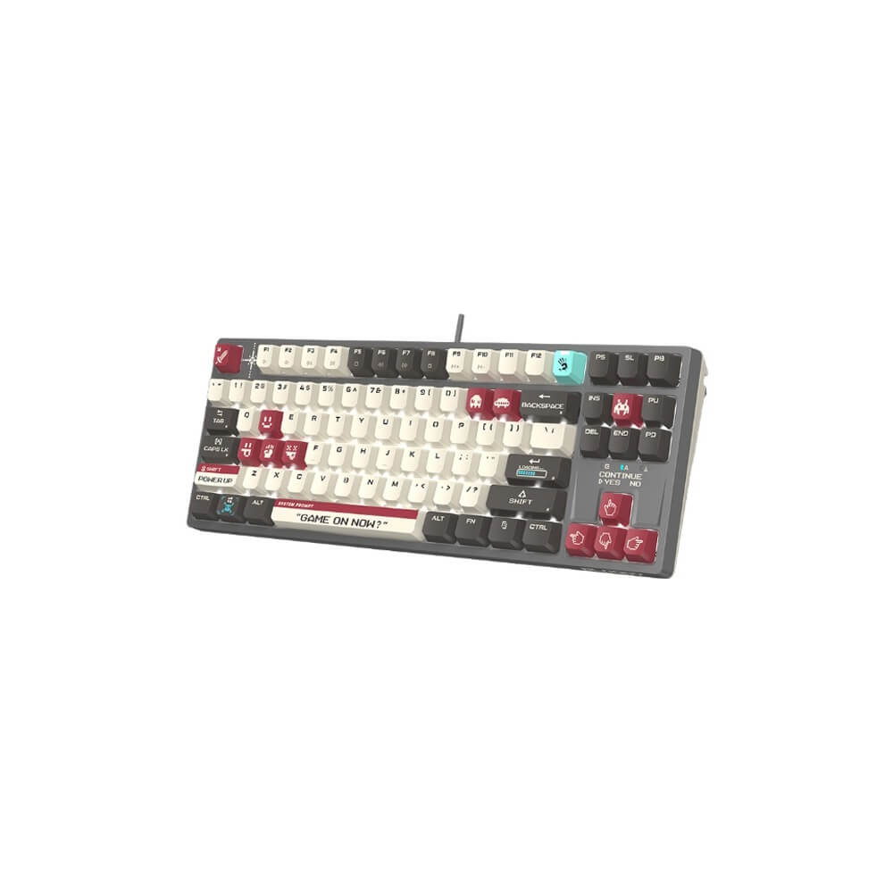 Gaming Mechanical Keyboard A4tech Bloody S87, Wired, USB, Pixels Red