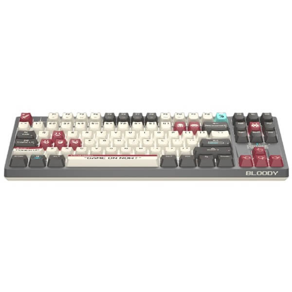 Gaming Mechanical Keyboard A4tech Bloody S87, Wired, USB, Pixels Red