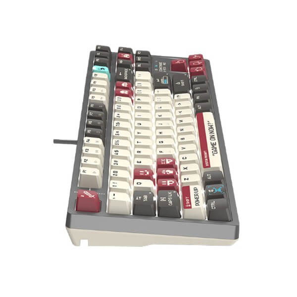 Gaming Mechanical Keyboard A4tech Bloody S87, Wired, USB, Pixels Red
