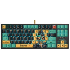 Gaming Mechanical Keyboard A4tech Bloody AT87, Wired, USB, RGB, Renegade
