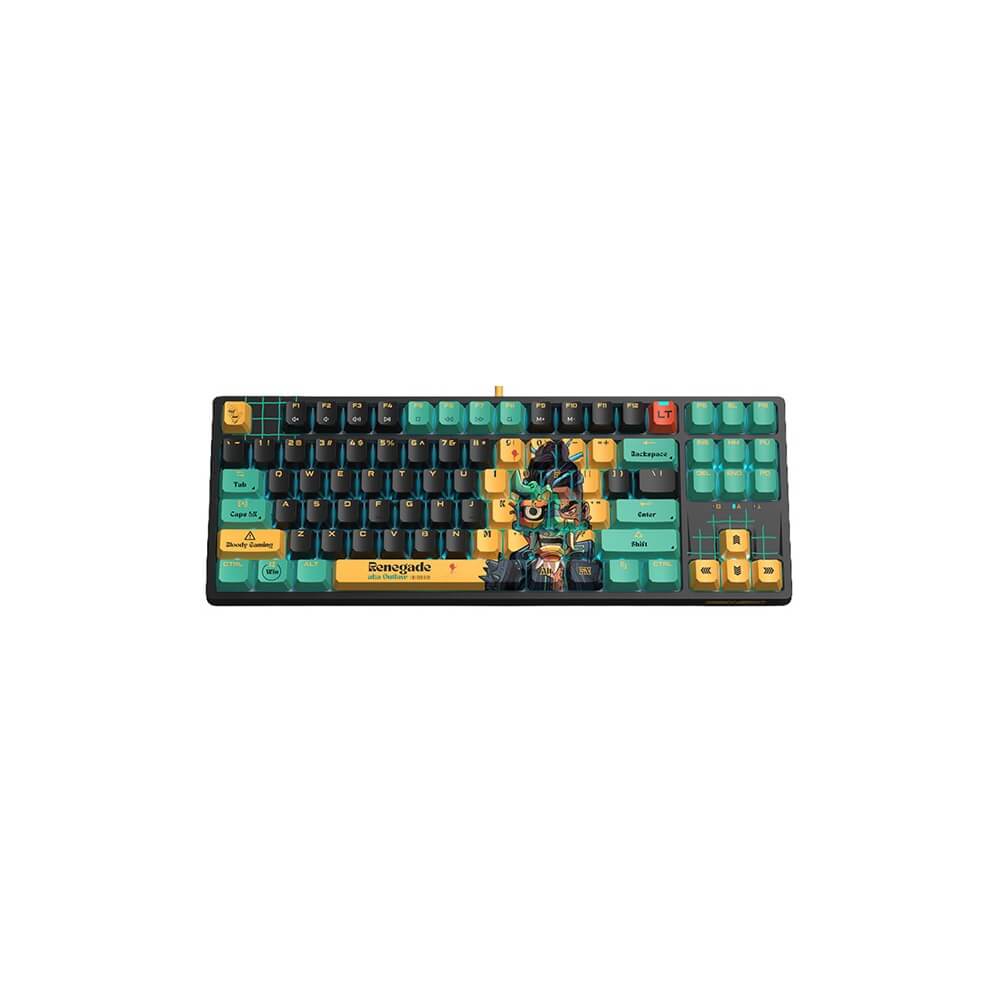 Gaming Mechanical Keyboard A4tech Bloody AT87, Wired, USB, RGB, Renegade
