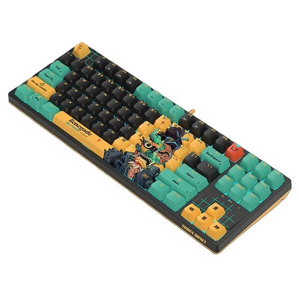 Gaming Mechanical Keyboard A4tech Bloody AT87, Wired, USB, RGB, Renegade