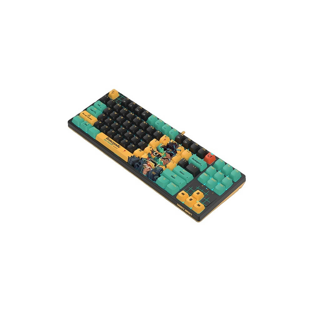 კლავიატურა A4tech Bloody AT87, Wired, USB, RGB, Gaming Mechanical Keyboard, Renegade