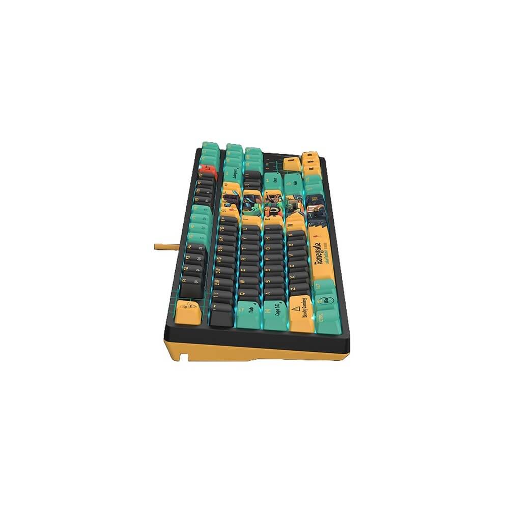 Gaming Mechanical Keyboard A4tech Bloody AT87, Wired, USB, RGB, Renegade