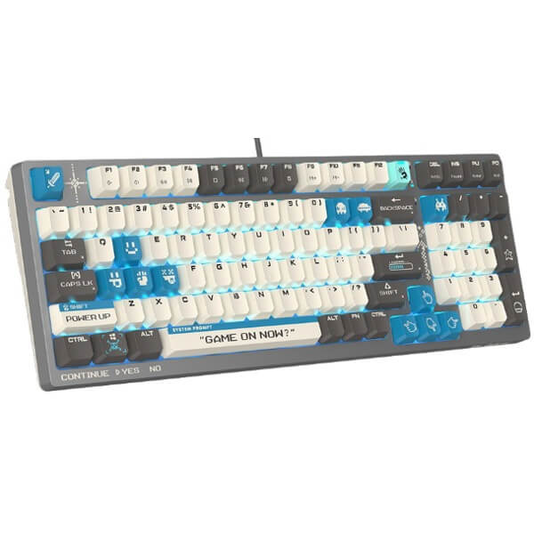 Gaming Mechanical Keyboard A4tech Bloody S98, Wired, USB, Pixels Blue