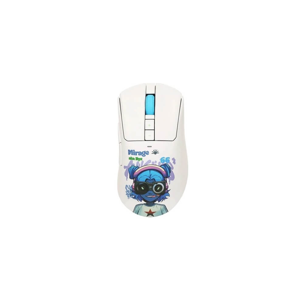 მაუსი A4Tech Bloody R73 Ultra Duo, Wireless, Type-C, USB, Gaming Mouse, White