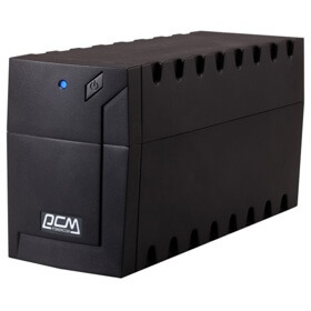 UPS Powercom RPT-600A, Line-Interactive, 600VA/360W, 3×Schuko, Black